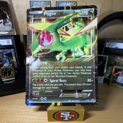 Pokemon TCG Flygon EX Jumbo Promo Holo Card XY61 Oversized English - Image 1