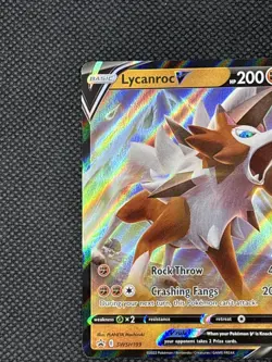 2022 Lycanroc V SWSH199 SWSH: Sword & Shield Promo Cards Holo - Image 2
