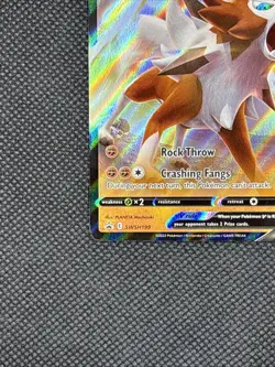 2022 Lycanroc V SWSH199 SWSH: Sword & Shield Promo Cards Holo - Image 3