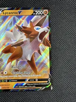 2022 Lycanroc V SWSH199 SWSH: Sword & Shield Promo Cards Holo - Image 5