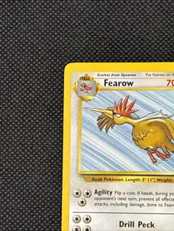 Fearow Pokemon Card 70 HP Agility Drill Peck 34/64 Jungle Set 1999 TCG - Image 2