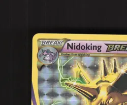 Nidoking BREAK 46/108 Evolutions Full Art Ultra Rare Holo Pokemon Card LP - Image 3