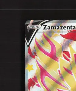 Zamazenta V SWSH293 Sword & Shield Full Art Black Star Promo Pokemon Card NM - Image 3
