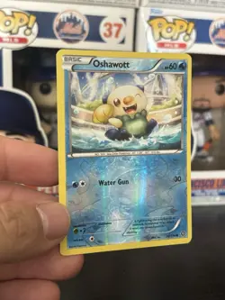 Pokemon TCG XY Steam Siege - Oshawott 30/114 Common - Reverse Holo Card - Image 1