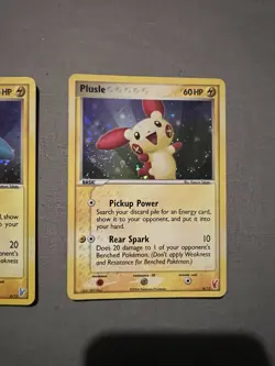 Pokemon TCG Plusle 6/12 & Minun 6/12 EX Trainer Kit Holographic Cards - Image 3