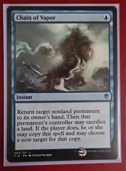 Chain of Vapor | Commander 2016 | NM Regular | MTG. Magic the Gathering - Image 1