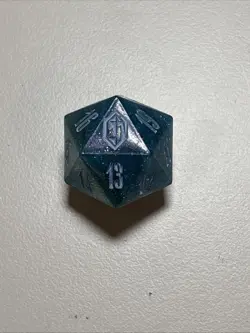 🔥 Magic The Gathering Final Fantasy GIFT BUNDLE Blue Spindown D20 Dice Die - Image 1