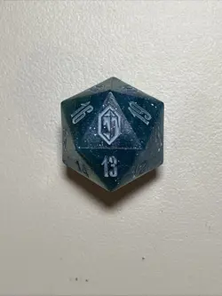 🔥 Magic The Gathering Final Fantasy GIFT BUNDLE Blue Spindown D20 Dice Die - Image 2