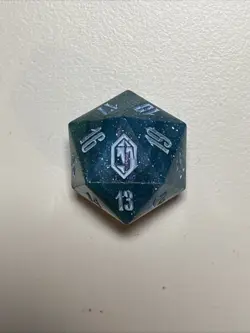 🔥 Magic The Gathering Final Fantasy GIFT BUNDLE Blue Spindown D20 Dice Die - Image 3