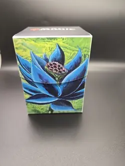 Mtg Ultra Pro Blue Lotus Deck Box - Image 1
