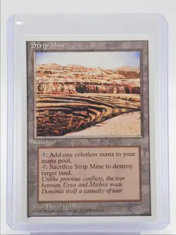 STRIP MINE 1995 MAGIC THE GATHERING FOURTH EDITION Q6546 - Image 1