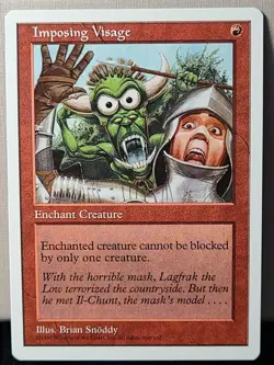 MTG 5th Edition - Imposing Visage - NM/M - Image 1