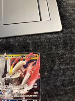 Pokemon TCG White Kyurem GX Dragon Majesty 48/70 Ultra Holo Rare LP - Image 4