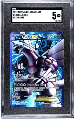 2013 Pokemon Plasma Blast #100 Palkia EX Ultra Rare - Image 1