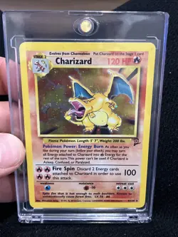 Pokemon TCG Charizard Base Set 2 4/130 Holo Unlimited Holo Rare - Image 1