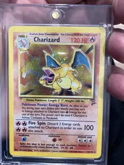 Pokemon TCG Charizard Base Set 2 4/130 Holo Unlimited Holo Rare - Image 4