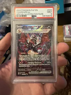 Pokemon TCG Charizard ex Special Illustration Rare Holo #234/091 PSA 9 English - Image 1