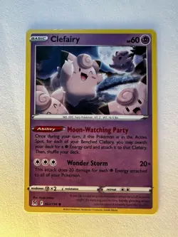 Pokemon TCG Cleffa Clefairy Clefable Cute Lot 7 Cards Psychic Fairy Regular - Image 3
