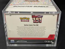 Pokemon 151 SV3.5 Booster Bundle Display Factory Sealed Case W/Acrylic Case - Image 3