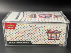 Pokemon 151 SV3.5 Booster Bundle Display Factory Sealed Case W/Acrylic Case - Image 4