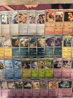 Pokemon Lot 57x Reverse Holo Cards Near Complete Paldean Fates Master Set - Image 3
