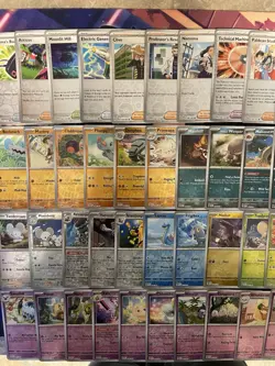 Pokemon Lot 57x Reverse Holo Cards Near Complete Paldean Fates Master Set - Image 4