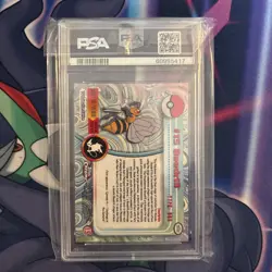 2000 TOPPS CHROME POKEMON T.V. #15 BEEDRILL PSA 10 - Image 2