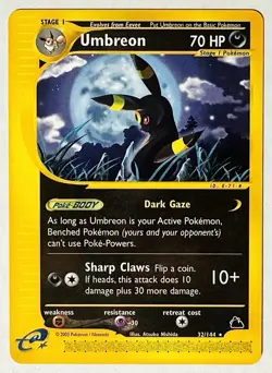 2003 Pokemon Skyridge Umbreon 32/144 Mint “Pack Fresh” !! - Image 1