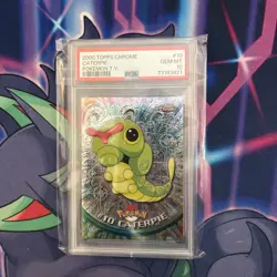 2000 TOPPS CHROME POKEMON T.V. 10 CATERPIE | PSA 10 - Image 1
