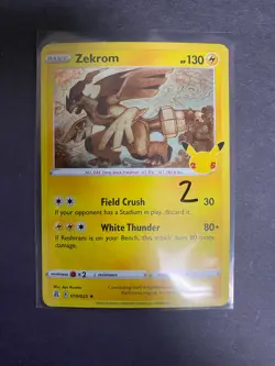 Pokemon TCG Zekrom 10/25 Celebrations Near Mint (NM) - Image 3