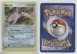 Vigoroth Reverse Foil Pokemon EX Ruby & Sapphire #47 2003 - Image 3