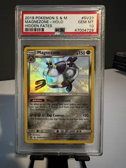 2019 Pokemon Hidden Fates Shiny Vault Holo - Magnezone #SV29/SV94 - PSA 10 - Image 1