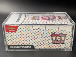 Pokemon 151 SV3.5 Booster Bundle Display Factory Sealed Case W/Acrylic Case - Image 4