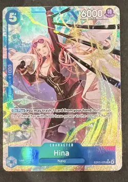 HINA 2026 One Piece EB03 Heroines Edition Rare Alt Art 025 ENGLISH - Image 1