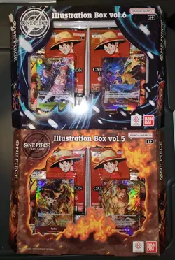 One Piece Illustration Box Vol 5 + Vol 6 Lot Set Of 2 Sealed QTY PRB-02 OP-13 - Image 1