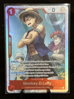 One Piece Op14-013 Monkey.D.Luffy English NM One Piece TCG - Image 1
