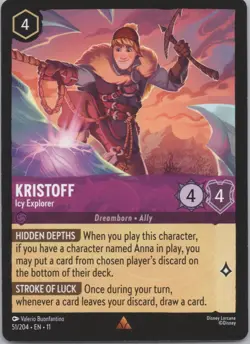 Disney Lorcana Winterspell (11) #51/204 Kristoff - Icy Explorer - Image 1