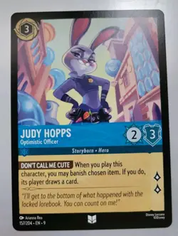 Disney Lorcana TCG - Fabled: Judy Hopps (157/204) - Uncommon - Near Mint - Image 1