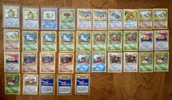 Pokemon TCG Vintage Lot 35 Cards Base Jungle Unlimited WOTC (out of 64) - Image 1