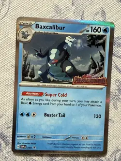 Pokemon TCG Baxcalibur - 019 (Prerelease) 019 Sv: Scarlet & Violet Promo Card - Image 1