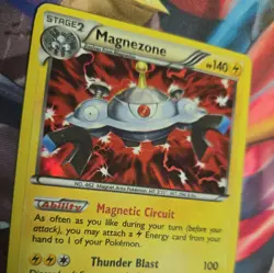 Magnezone 54/162 Damaged BREAKthrough English Pokemon Card TCG Holo - Image 2