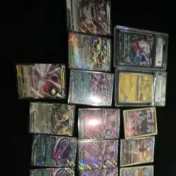 Pokemon Full Art Holo Card Lot - Darkrai V, Pikachu, Mewtwo, Eevee, Latios - Image 1