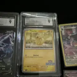 Pokemon Full Art Holo Card Lot - Darkrai V, Pikachu, Mewtwo, Eevee, Latios - Image 4