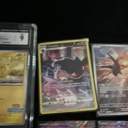 Pokemon Full Art Holo Card Lot - Darkrai V, Pikachu, Mewtwo, Eevee, Latios - Image 5
