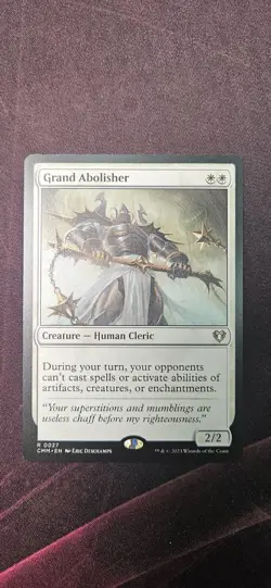 Grand Abolisher Commander Masters Magic: The Gathering Card Mint Condition - Image 1