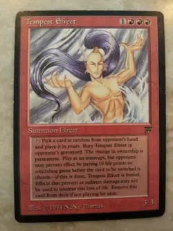 Tempest Efreet Legends PLD Red Rare MAGIC GATHERING CARD - Image 1