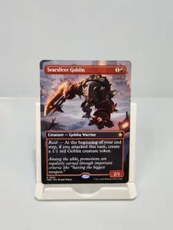 Searslicer Goblin 332 Borderless Rare Foundations FDN MTG - Image 1