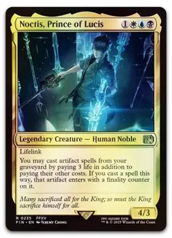 Noctis, Prince of Lucis #235 (Foil) (NM) Final Fantasy FIN Magic MTG - Image 1