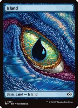Island (0288) #288 (NM) Tarkir Dragonstorm TDM Magic MTG - Image 1