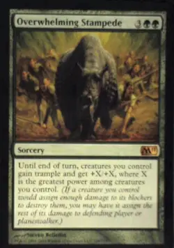 Overwhelming Stampede - Magic 2011 (M11): #189, Magic: The Gathering Lp C283 - Image 1